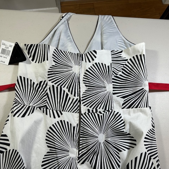Black and White print halter dress - Picture 9 of 13